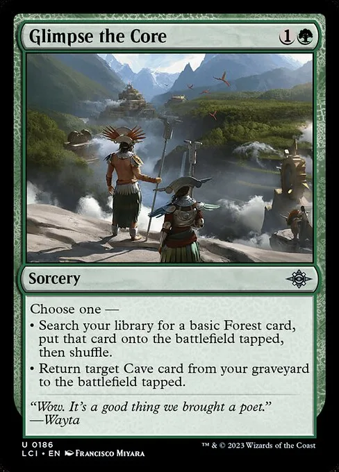 Glimpse the Core · The Lost Caverns of Ixalan 186/416
