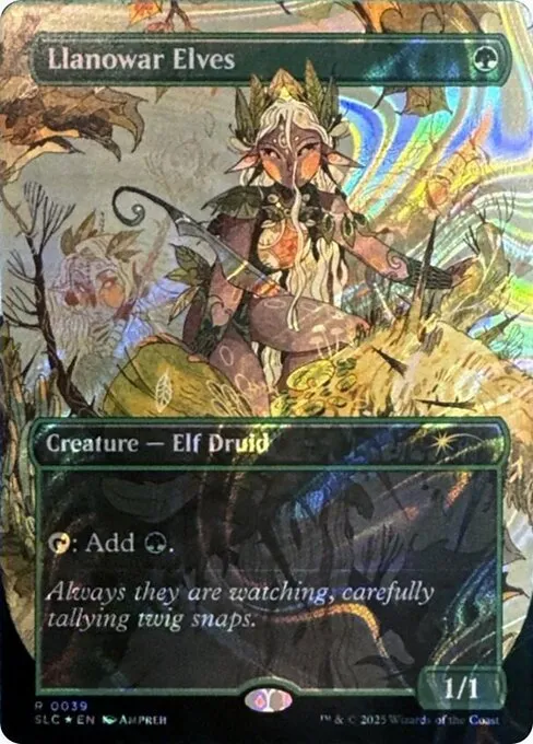 Llanowar Elves · Secret Lair Countdown 39/84