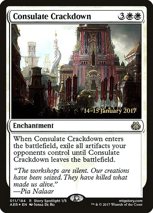 Consulate Crackdown · Aether Revolt Promos 11s/65