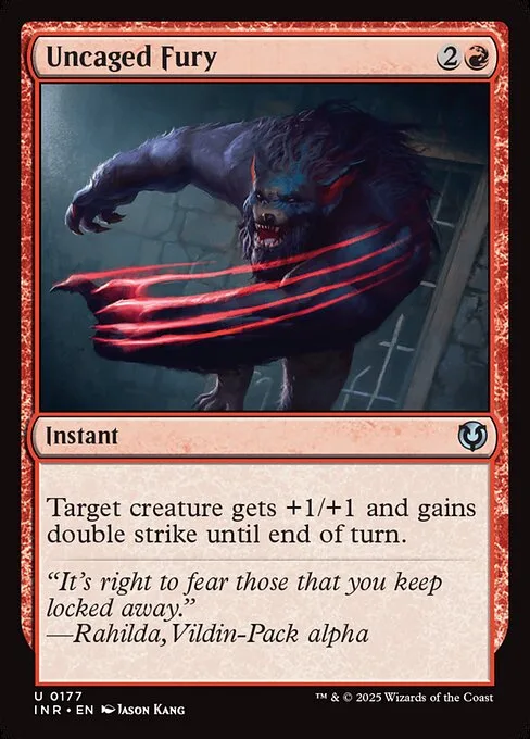 Uncaged Fury · Innistrad Remastered 177/495