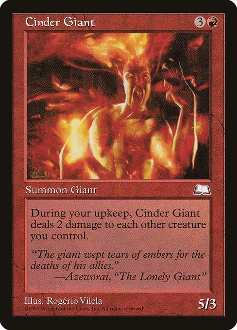 Cinder Giant · Weatherlight 93/167