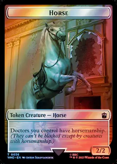 Horse · Doctor Who Tokens 36/64