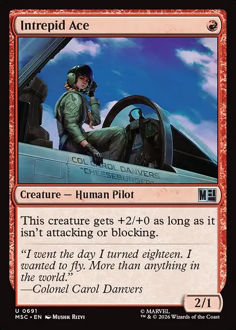 Intrepid Ace · Marvel Super Heroes Commander 691/9