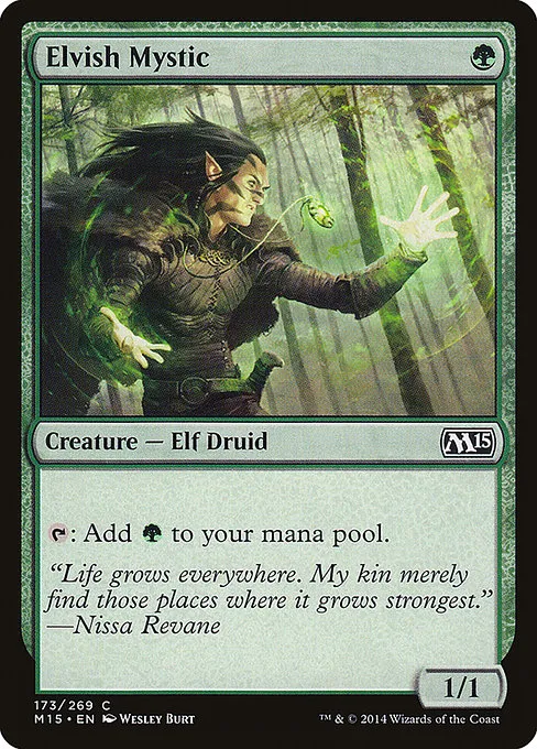 Elvish Mystic · Magic 2015 173/284