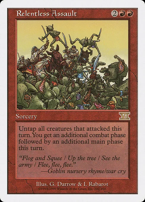 Relentless Assault · Classic Sixth Edition 202/351