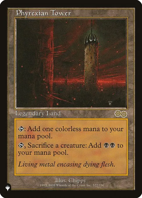 Phyrexian Tower · The List USG-322/5050