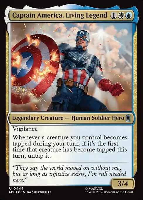 Captain America, Living Legend · Marvel Super Heroes 449/24