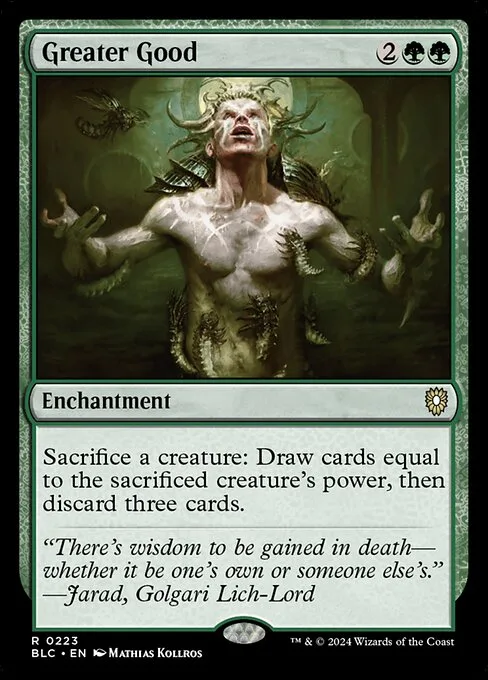 Greater Good · Bloomburrow Commander 223/356