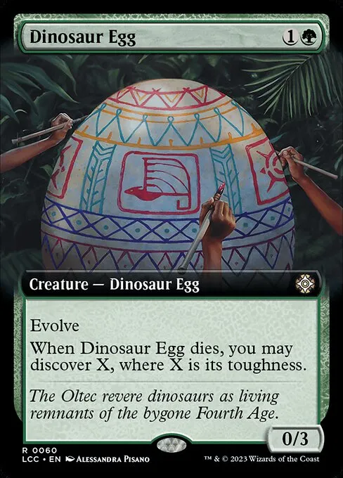 Dinosaur Egg · The Lost Caverns of Ixalan Commander 60/370