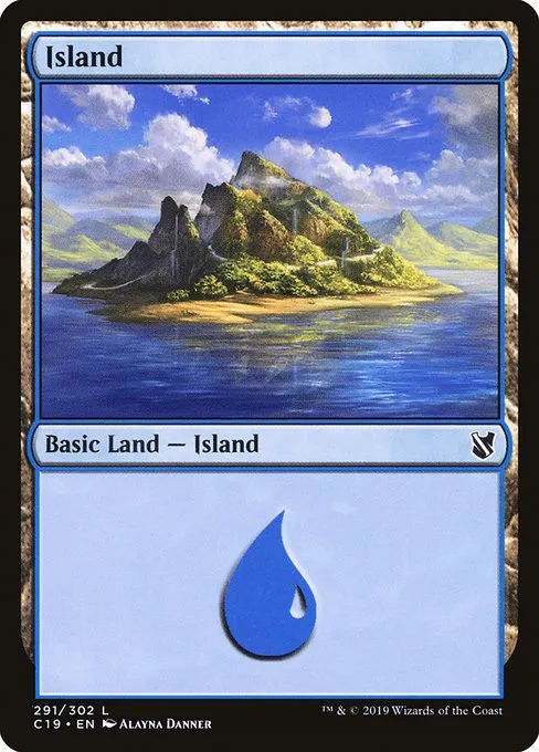 Island · Commander 2019 291/302