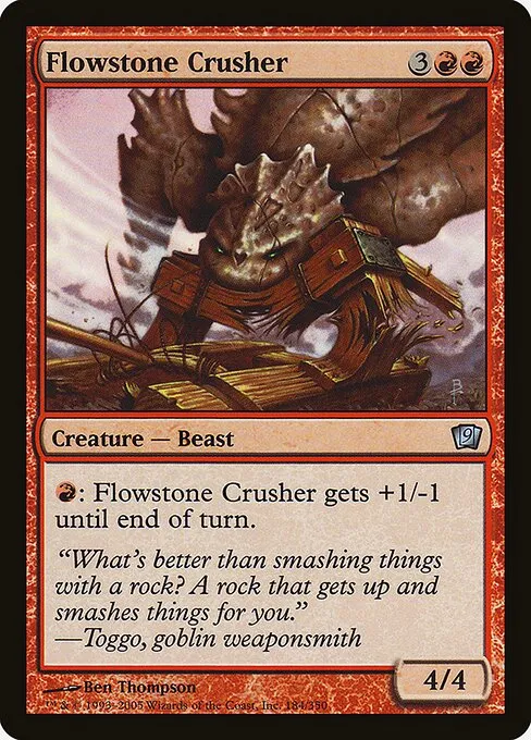 Flowstone Crusher · Ninth Edition 184★/710