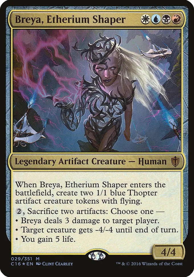 Breya, Etherium Shaper · Commander 2016 Oversized 29/5