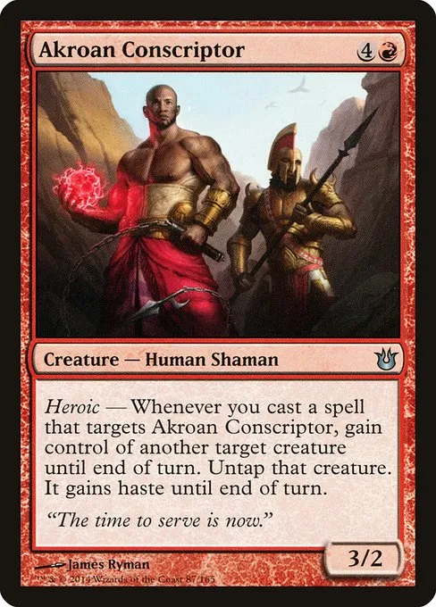 Akroan Conscriptor · Born of the Gods 87/165