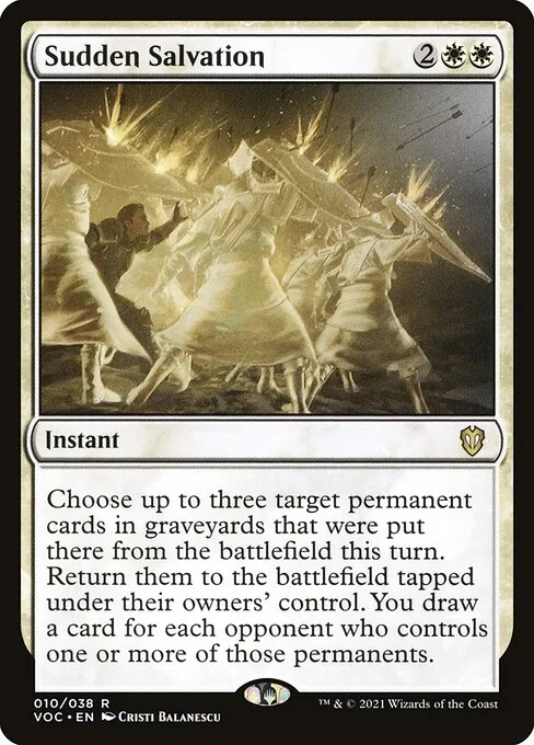 Sudden Salvation · Crimson Vow Commander 10/188