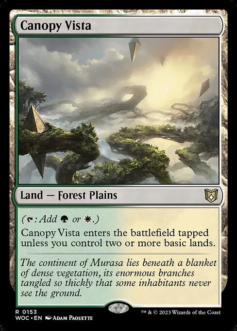 Canopy Vista · Wilds of Eldraine Commander 153/173