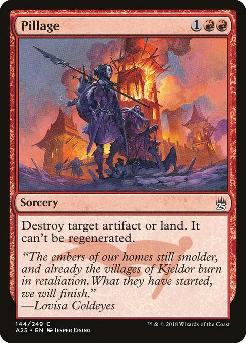Pillage · Masters 25 144/249