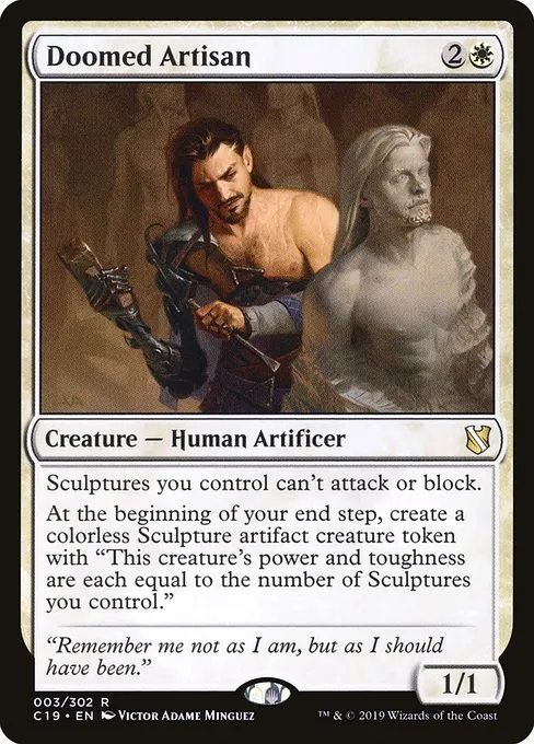 Doomed Artisan · Commander 2019 3/302