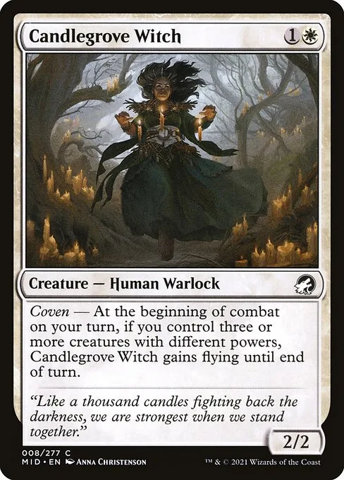 Candlegrove Witch · Innistrad: Midnight Hunt 8/399