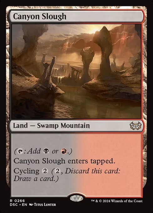 Canyon Slough · Duskmourn: House of Horror Commander 266/373