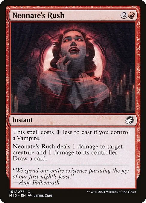 Neonate's Rush · Innistrad: Midnight Hunt 151/399