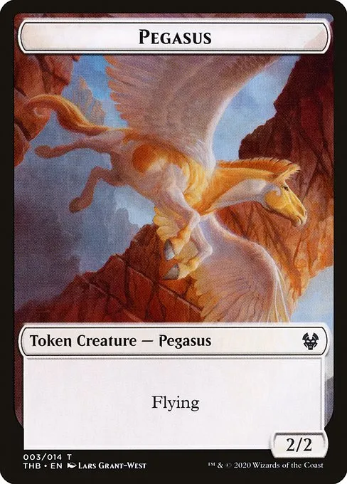 Pegasus · Theros Beyond Death Tokens 3/14