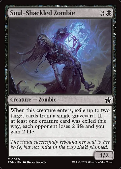 Soul-Shackled Zombie · Foundations 70/771