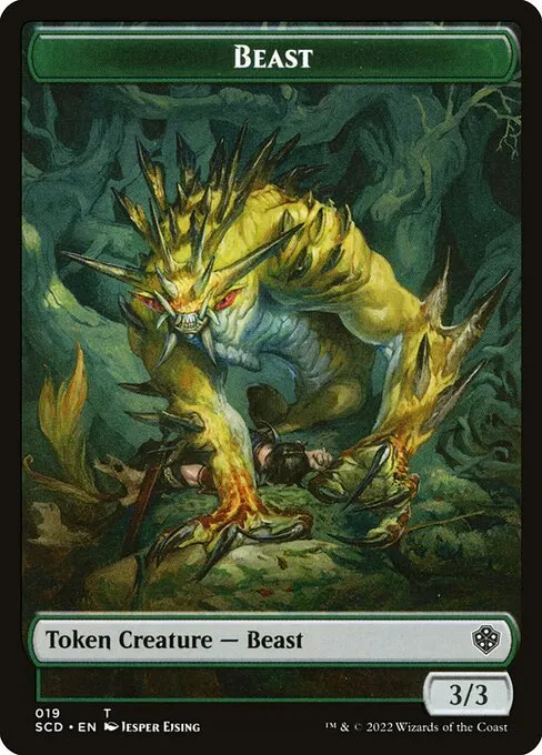 Beast · Starter Commander Deck Tokens 19/27