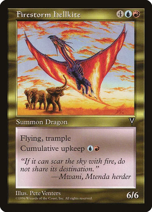 Firestorm Hellkite · Visions 130/167