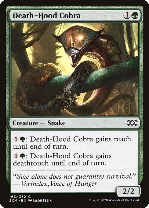 Death-Hood Cobra · Double Masters 163/384