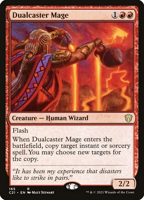 Dualcaster Mage · Commander 2021 165/409