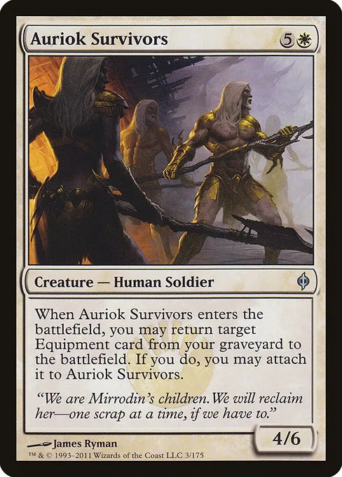 Auriok Survivors · New Phyrexia 3/175