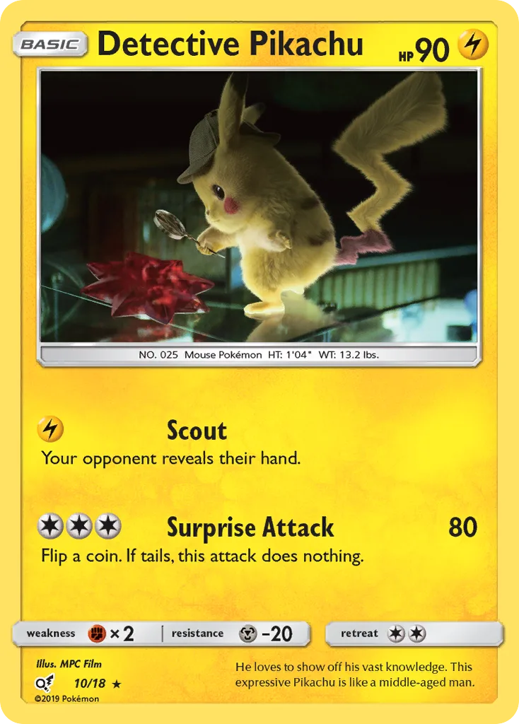 Detective Pikachu · Detective Pikachu 10/18
