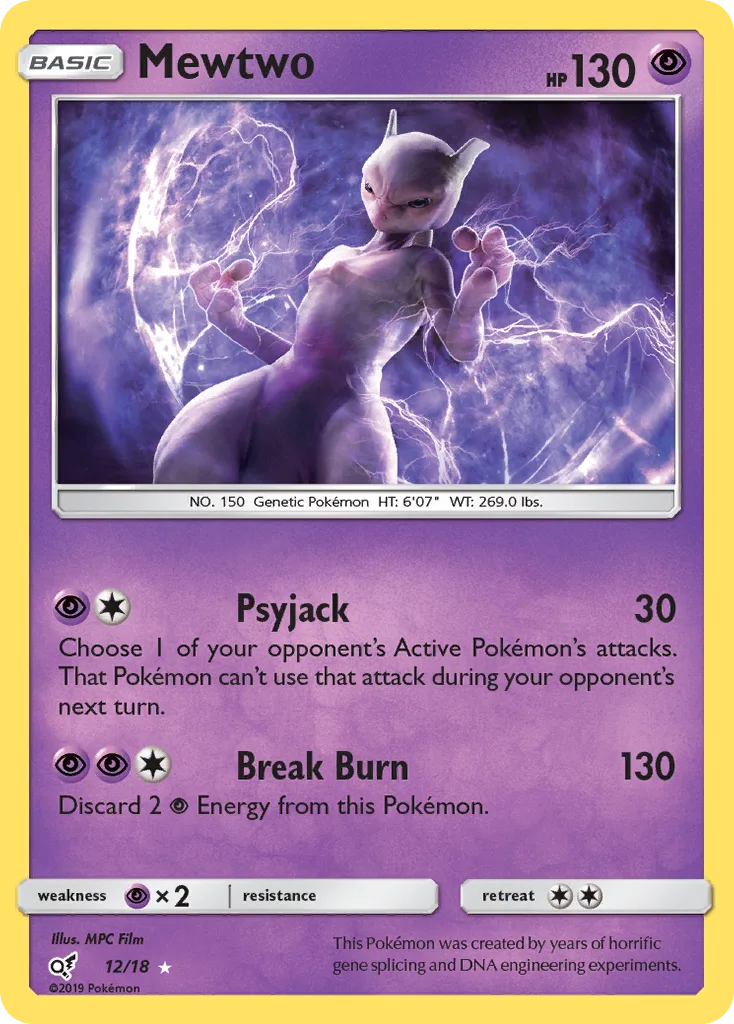 Mewtwo · Detective Pikachu 12/18