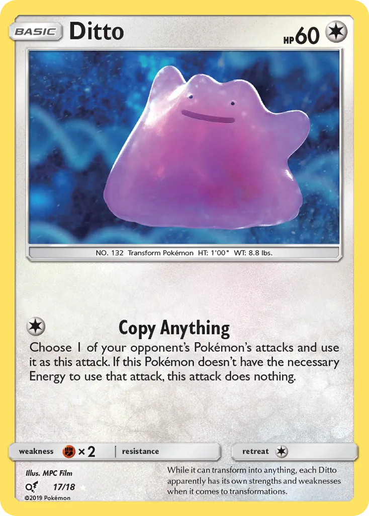Ditto · Detective Pikachu 17/18