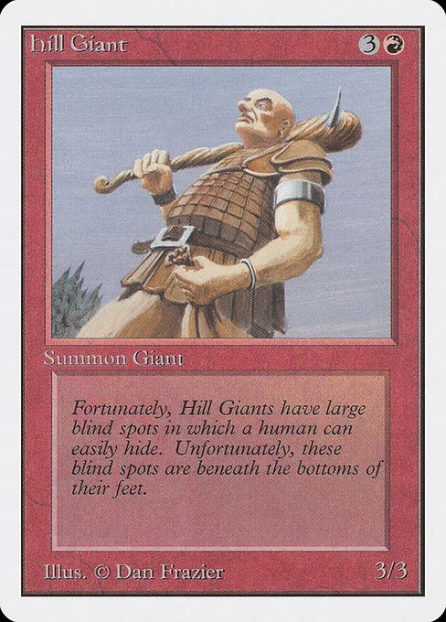 Hill Giant · Unlimited Edition 158/302