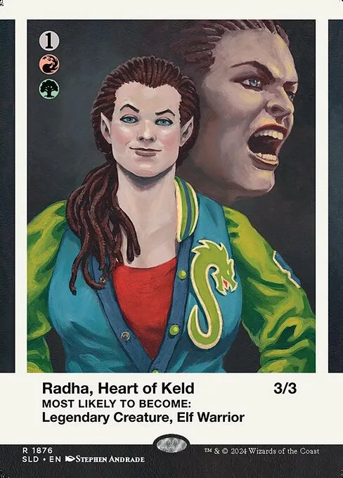 Radha, Heart of Keld // Radha, Heart of Keld · Secret Lair Drop 1876/2547