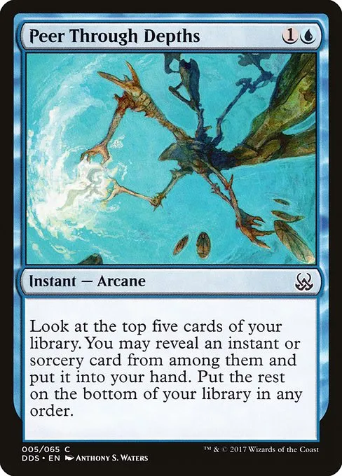 Peer Through Depths · Duel Decks: Mind vs. Might 5/65