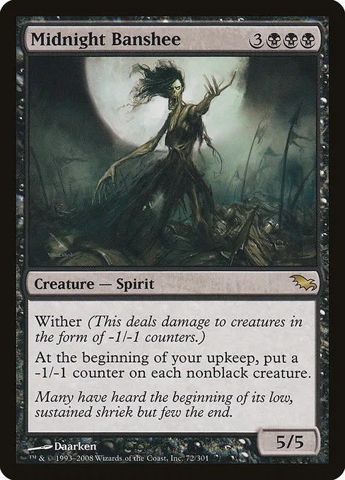 Midnight Banshee · Shadowmoor 72/302