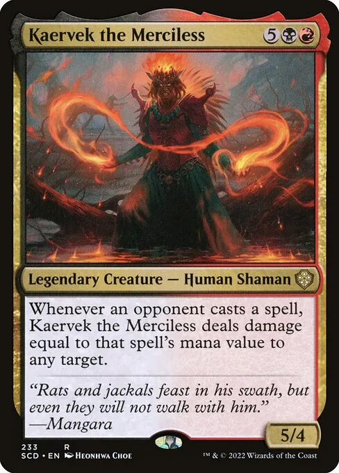 Kaervek the Merciless · Starter Commander Decks 233/352
