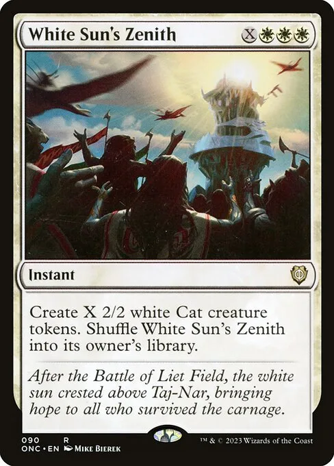 White Sun's Zenith · Phyrexia: All Will Be One Commander 90/174