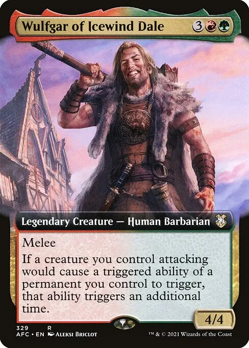 Wulfgar of Icewind Dale · Forgotten Realms Commander 329/331