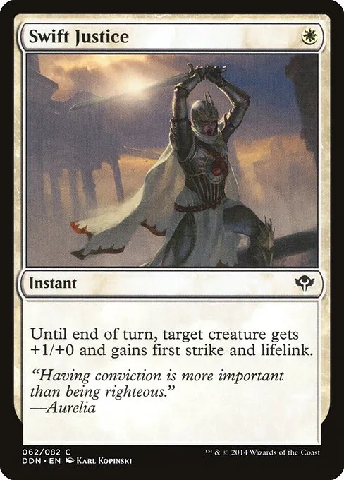 Swift Justice · Duel Decks: Speed vs. Cunning 62/82