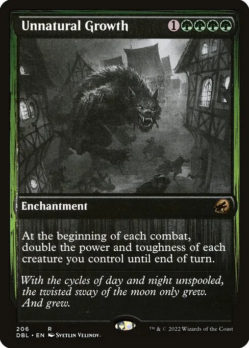 Unnatural Growth · Innistrad: Double Feature 206/535
