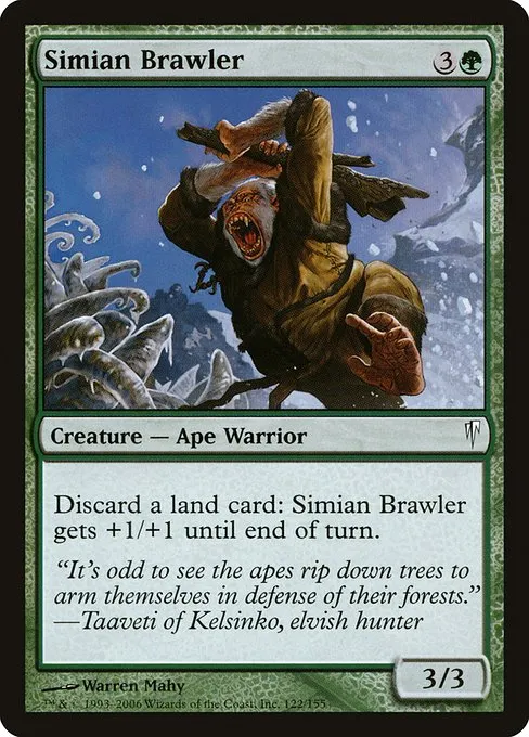 Simian Brawler · Coldsnap 122/155