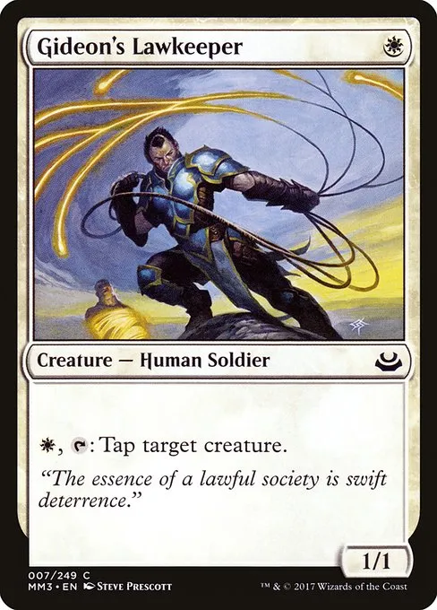 Gideon's Lawkeeper · Modern Masters 2017 7/249