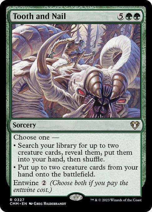 Tooth and Nail · Commander Masters 327/1067
