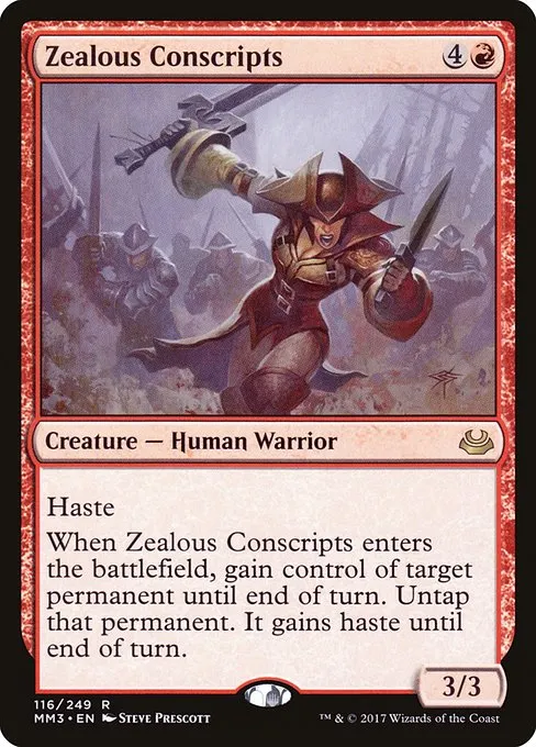 Zealous Conscripts · Modern Masters 2017 116/249