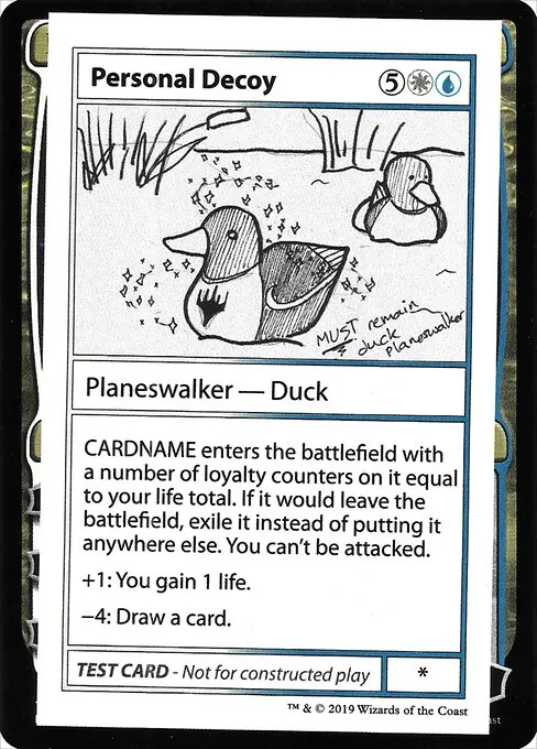 Personal Decoy · Mystery Booster Playtest Cards 2021 96/121