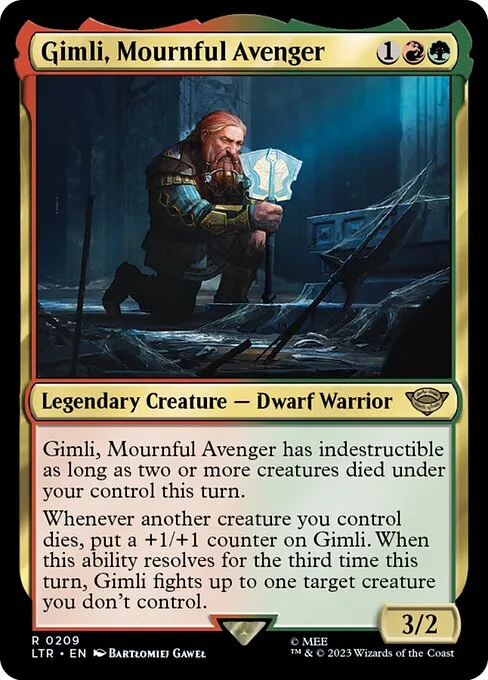 Gimli, Mournful Avenger · The Lord of the Rings: Tales of Middle-earth 209/856