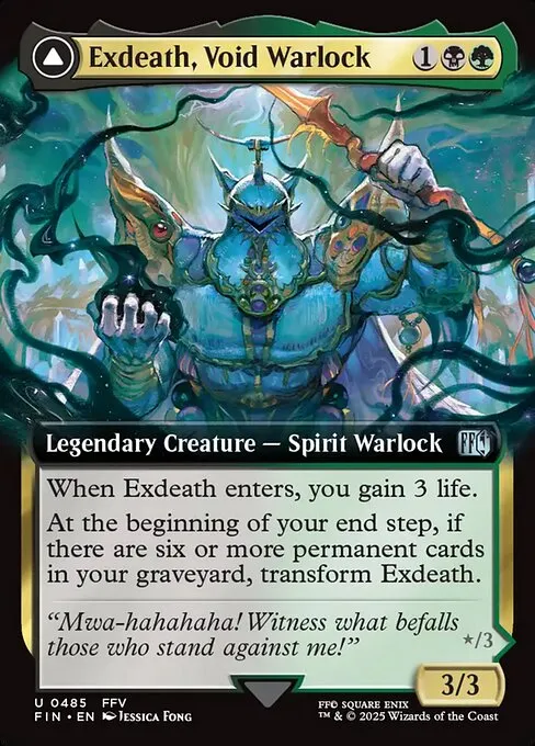 Exdeath, Void Warlock // Neo Exdeath, Dimension's End · Final Fantasy 485/599